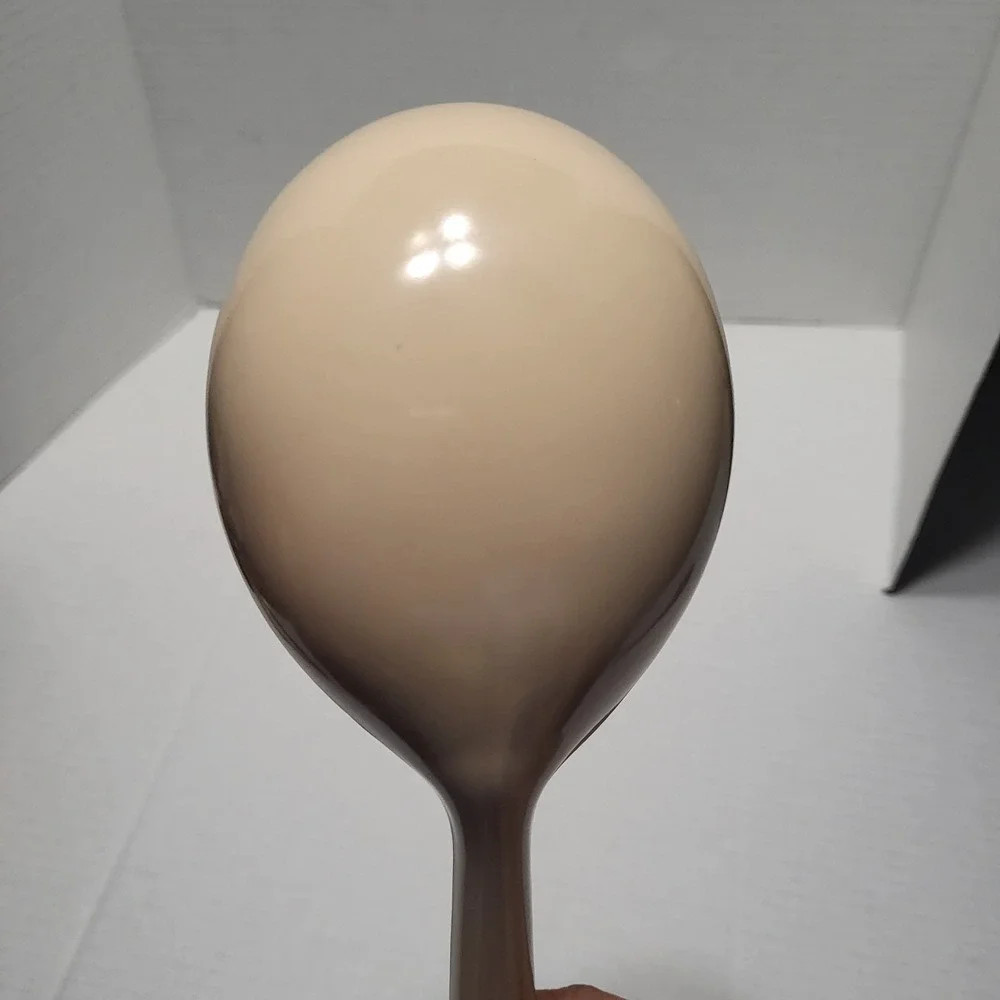 Vtg Melamine Serving Spoon Ladle Almond Beige #1402 Made in Taiwan Retro Kitchen